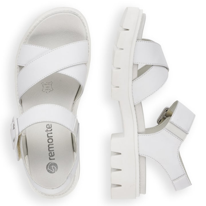 Remonte Artikelnummer D7950-80 Remonte Damen Riemchensandalen Kristallweiß