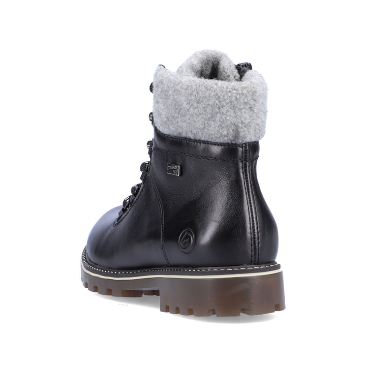 Remonte Artikelnummer D8462-02 Remonte Damen Schnürstiefel Graphitschwarz