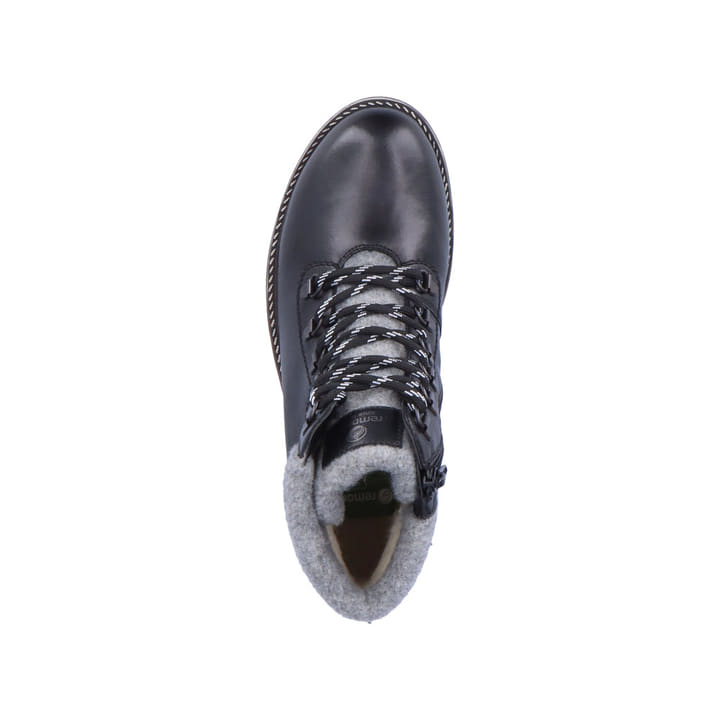 Remonte Artikelnummer D8462-02 Remonte Damen Schnürstiefel Graphitschwarz