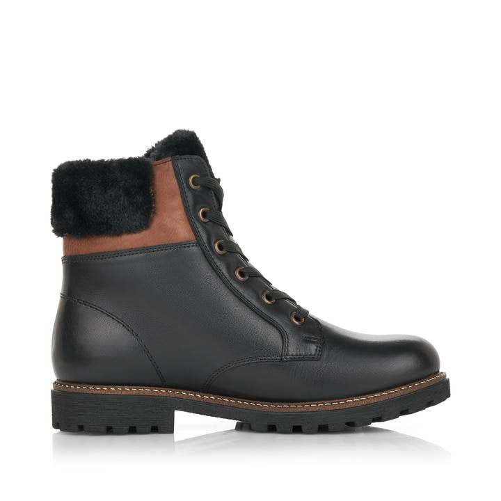Remonte Artikelnummer D8463-01 Remonte Damen Schnürstiefel Nachtschwarz