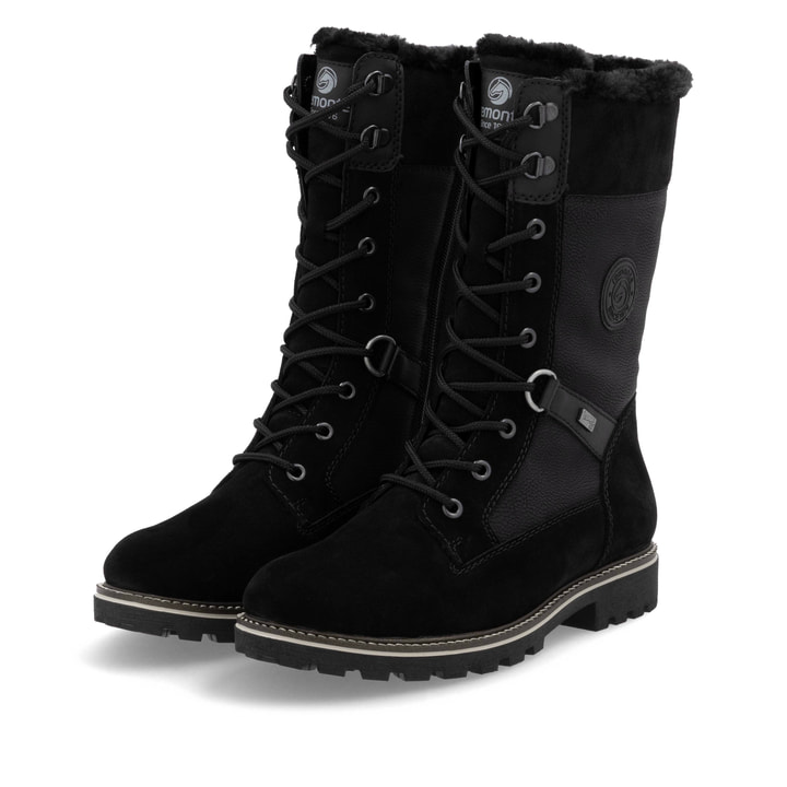 Remonte Artikelnummer D8474-02 remonte Damen Hochschaftstiefel tiefschwarz