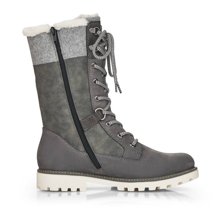 Remonte Artikelnummer D8474-45 Remonte Damen Hochschaftstiefel Mondgrau