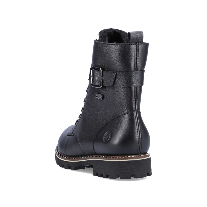Remonte Artikelnummer D8475-01 Remonte Damen Schnürstiefel Urbanschwarz