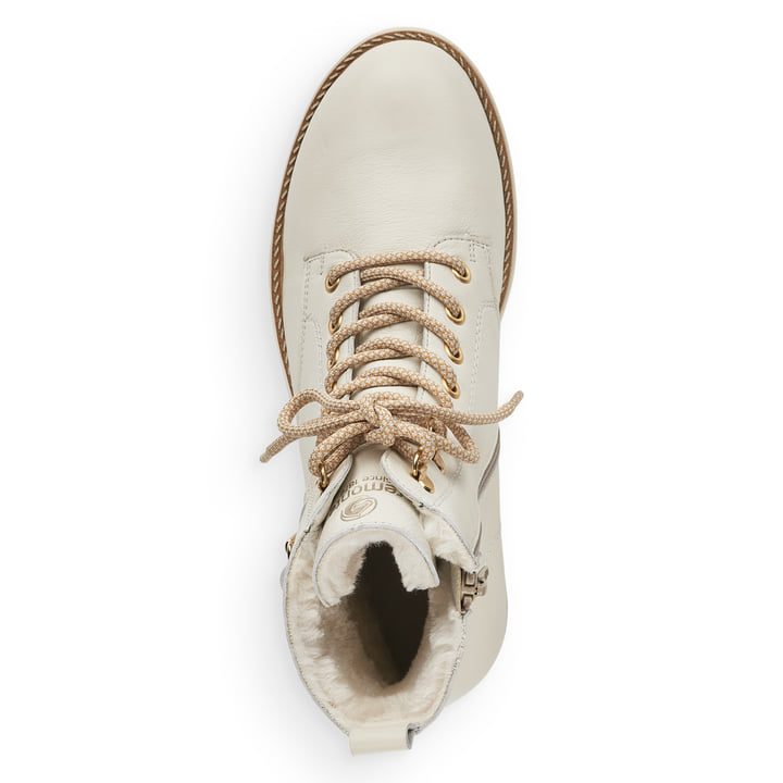 Remonte Artikelnummer D8475-80 Remonte Damen Schnürstiefel Perlweiß