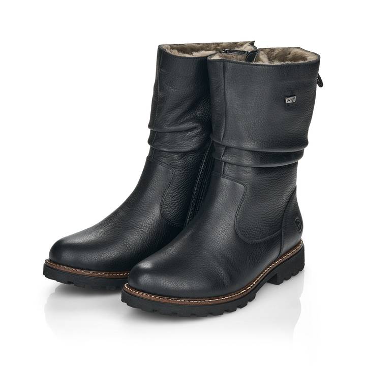 Remonte Artikelnummer D8477-01 remonte Damen Hochschaftstiefel nachtschwarz