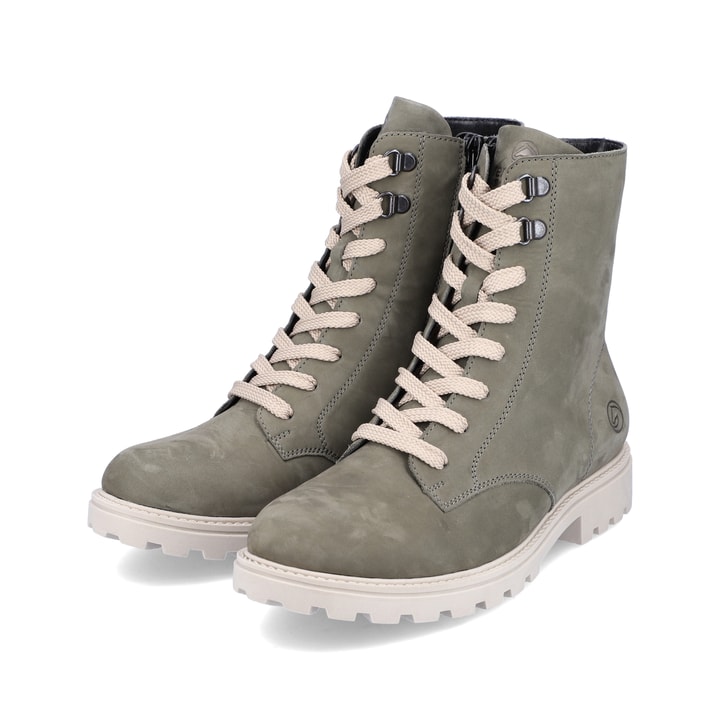 Remonte Artikelnummer D8479-54 Remonte Damen Schnürstiefel Khakigrün