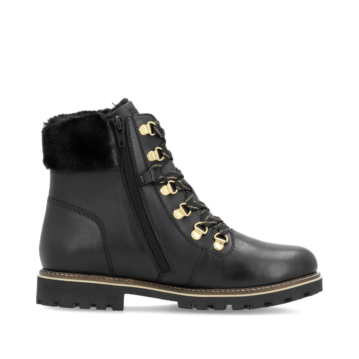 Remonte Artikelnummer D8483-00 Remonte Damen Schnürstiefel Mattschwarz