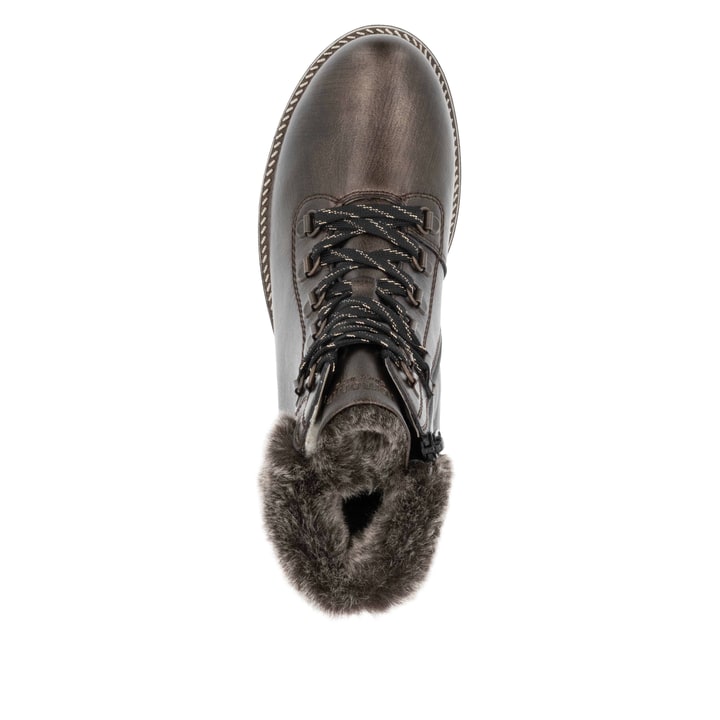 Remonte Artikelnummer D8483-25 Remonte Damen Schnürstiefel Metallicbraun