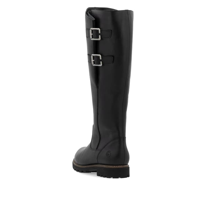 Remonte Artikelnummer D8486-00 Remonte Damen Hochschaftstiefel Graphitschwarz