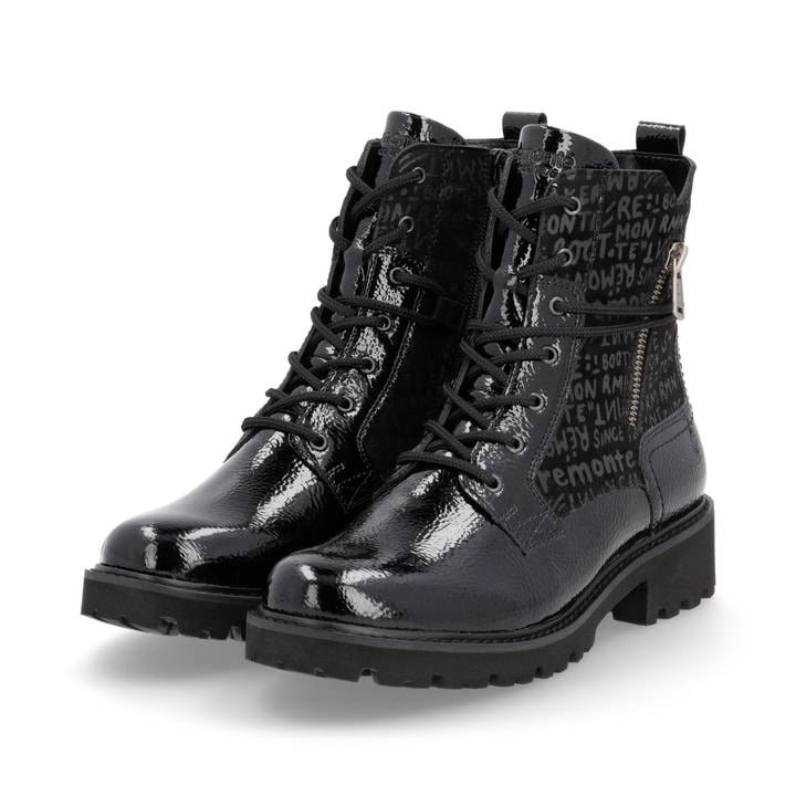 Remonte Artikelnummer D8659-03 remonte Damen Kurzstiefel lackschwarz