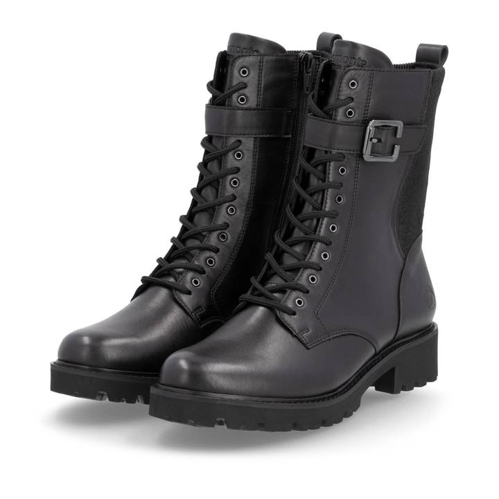 Remonte Artikelnummer D8664-00 remonte Damen Biker Boots stahlschwarz