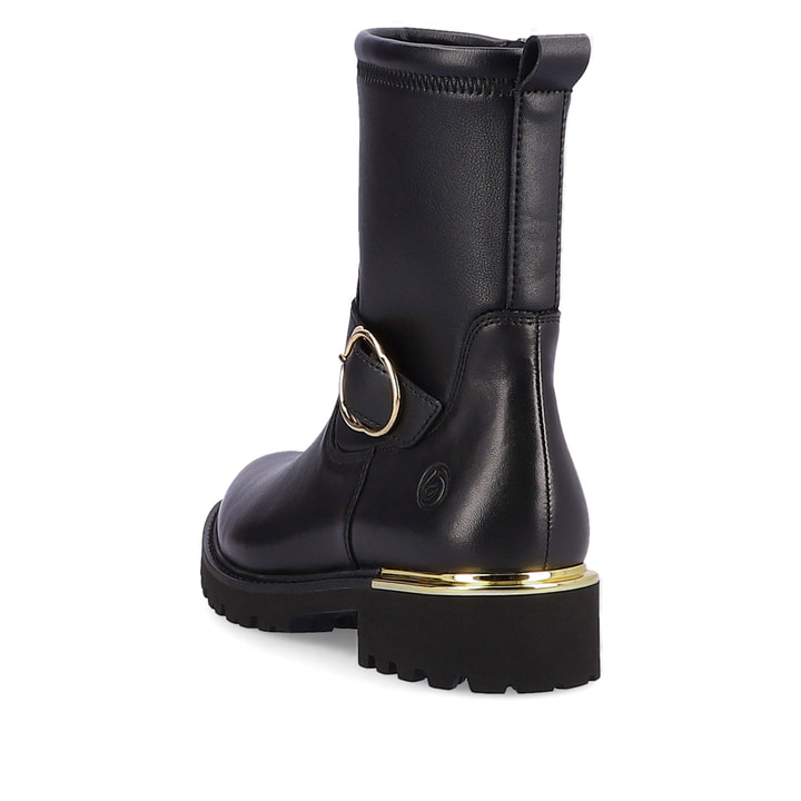 Remonte Artikelnummer D8666-01 Remonte Damen Biker Boots Nachtschwarz