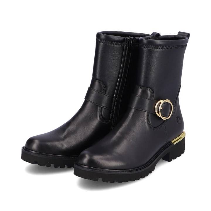 Remonte Artikelnummer D8666-01 remonte Damen Biker Boots nachtschwarz