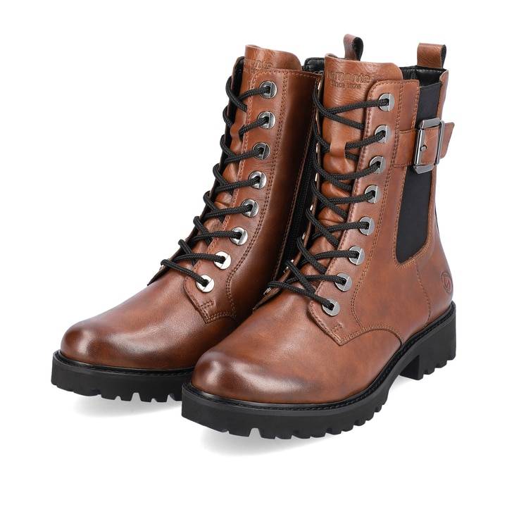 Remonte Artikelnummer D8668-22 remonte Damen Schnürstiefel kastanienbraun