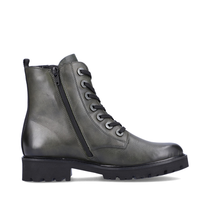 Remonte Artikelnummer D8671-52 Remonte Damen Schnürstiefel Grüngrau