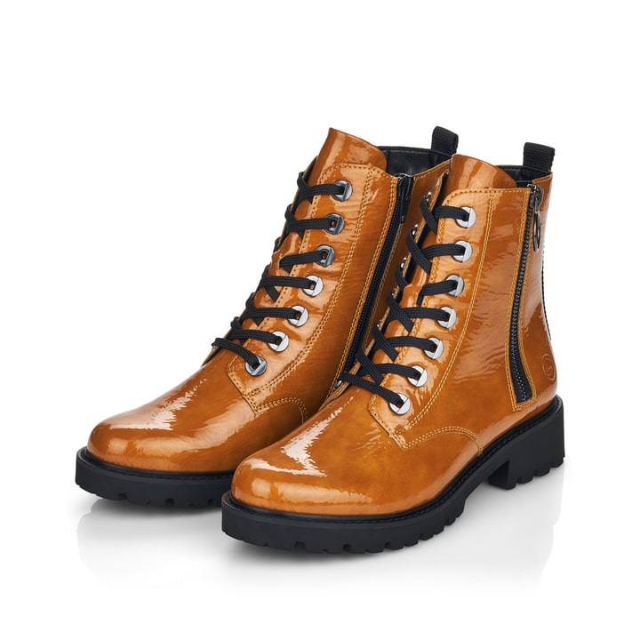 Remonte Artikelnummer D8671-68 remonte Damen Schnürstiefel safranfarben