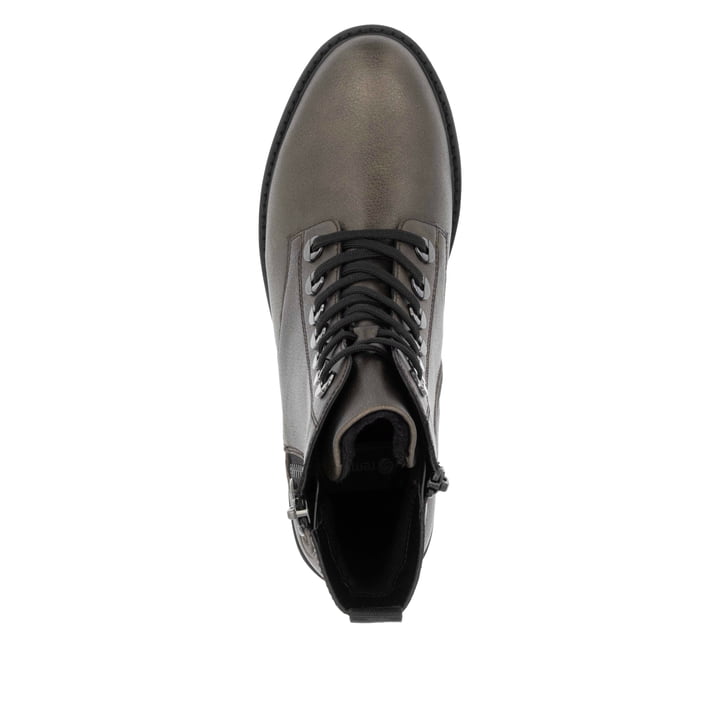 Remonte Artikelnummer D8671-92 Remonte Damen Schnürstiefel Metallicbraun