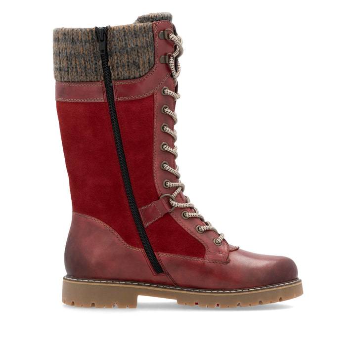 Remonte Artikelnummer D9380-35 Remonte Damen Hochschaftstiefel Mohnrot