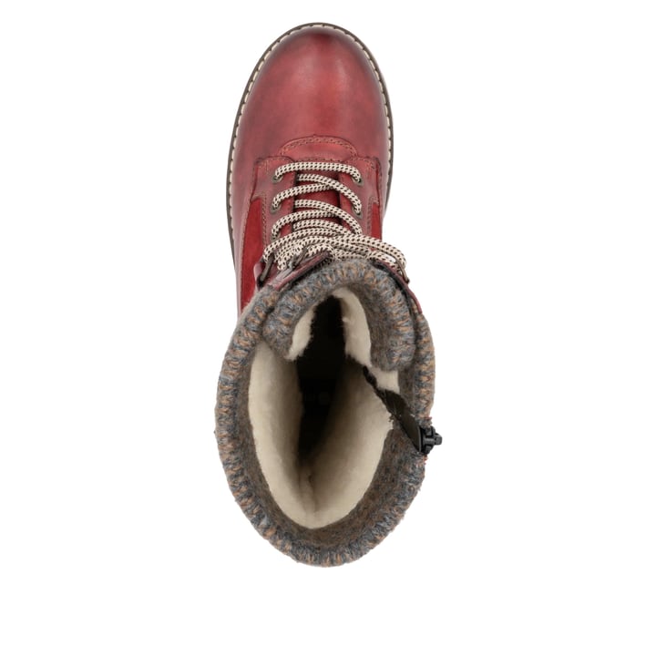 Remonte Artikelnummer D9380-35 Remonte Damen Hochschaftstiefel Mohnrot