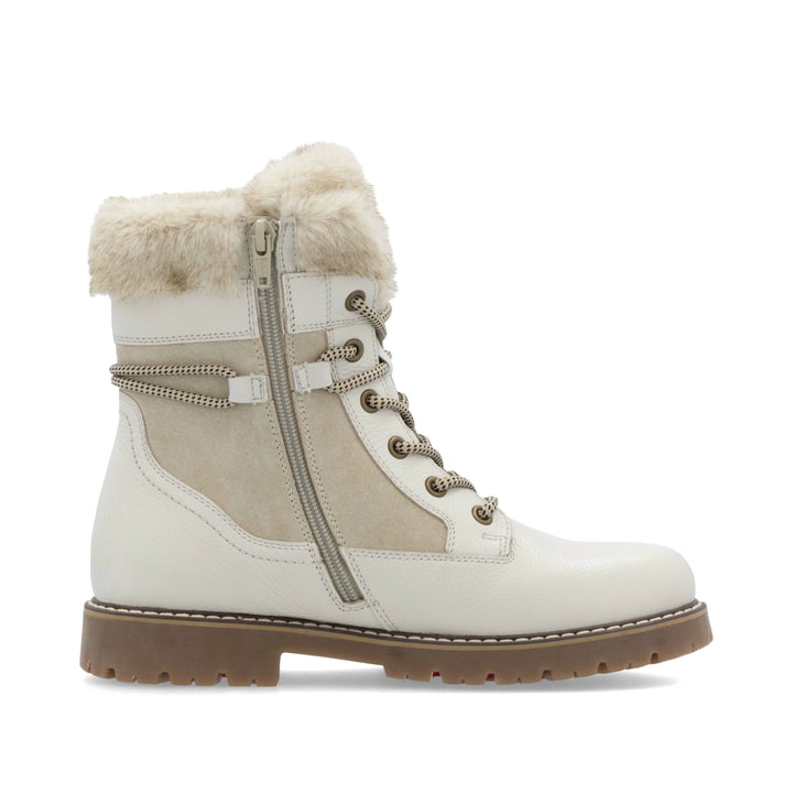 Remonte Artikelnummer D9381-80 Remonte Damen Schnürstiefel Perlweiß-hellbeige