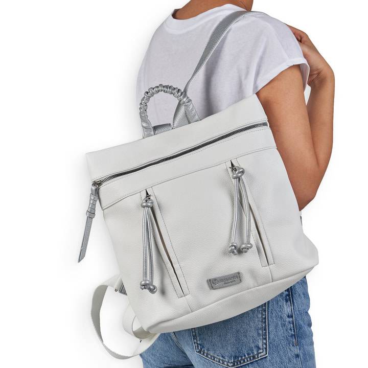 Remonte Artikelnummer Q0523-80 Remonte Rucksack Silber-grau