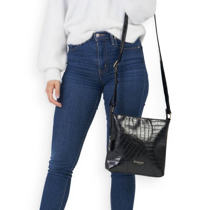 Remonte Artikelnummer Q0704-03 Remonte Handtasche Glanzschwarz