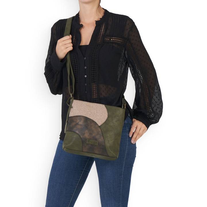 Remonte Artikelnummer Q0704-54 Remonte Handtasche Khakigrün-beige