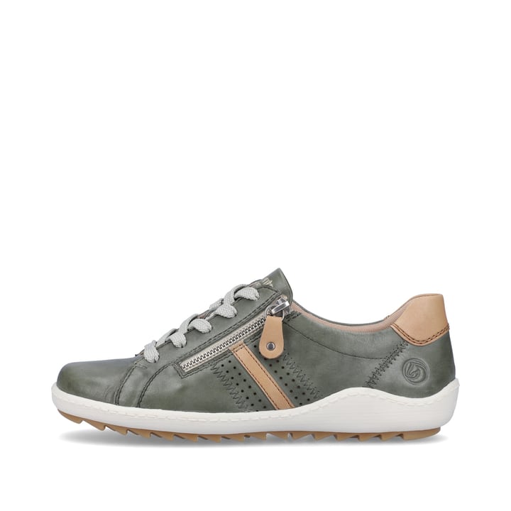 Remonte Artikelnummer R1432-52 remonte Damen Schnürschuhe schilfgrün-nougat