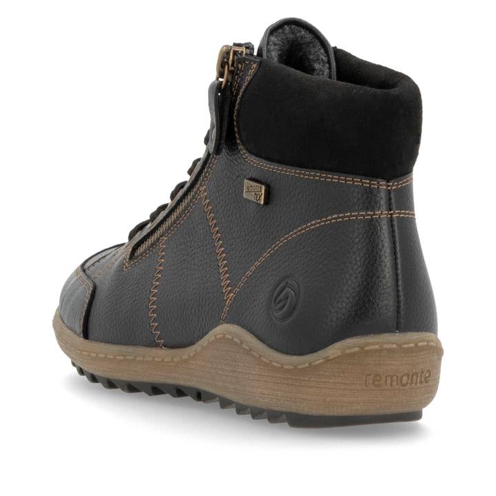 Remonte Artikelnummer R1457-02 Remonte Damen Schnürschuhe Graphitschwarz