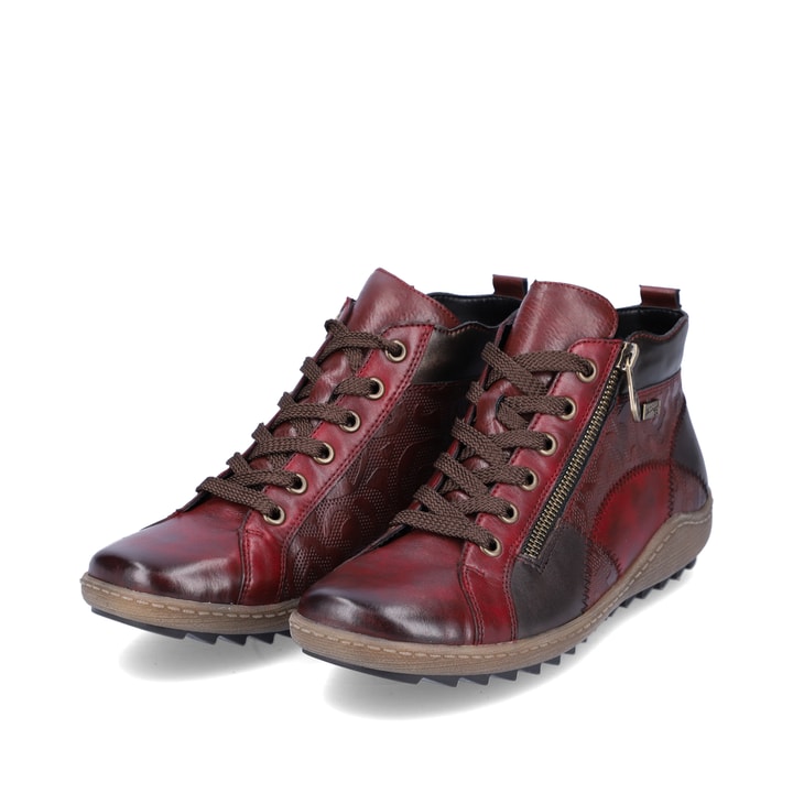 Remonte Artikelnummer R1467-35 remonte Damen Schnürschuhe himbeerrot