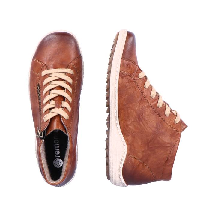 Remonte Artikelnummer R1470-22 Remonte Damen Schnürschuhe Karamellbraun