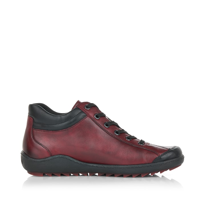 Remonte Artikelnummer R1477-35 Remonte Damen Schnürschuhe Bordeaux-schwarz