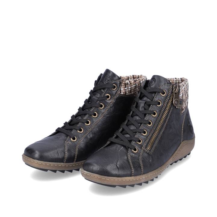 Remonte Artikelnummer R1485-01 remonte Damen Schnürschuhe graphitschwarz