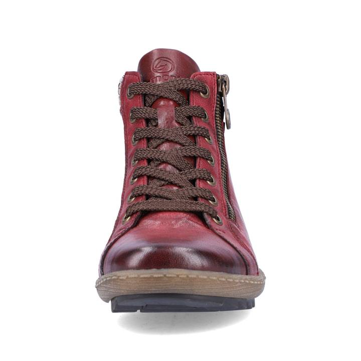 Remonte Artikelnummer R1485-35 Remonte Damen Schnürschuhe Himbeerrot