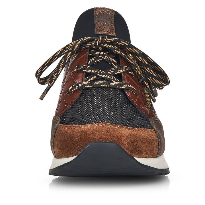 Remonte Artikelnummer R2529-25 Remonte Damen Slipper Nougatbraun-gold