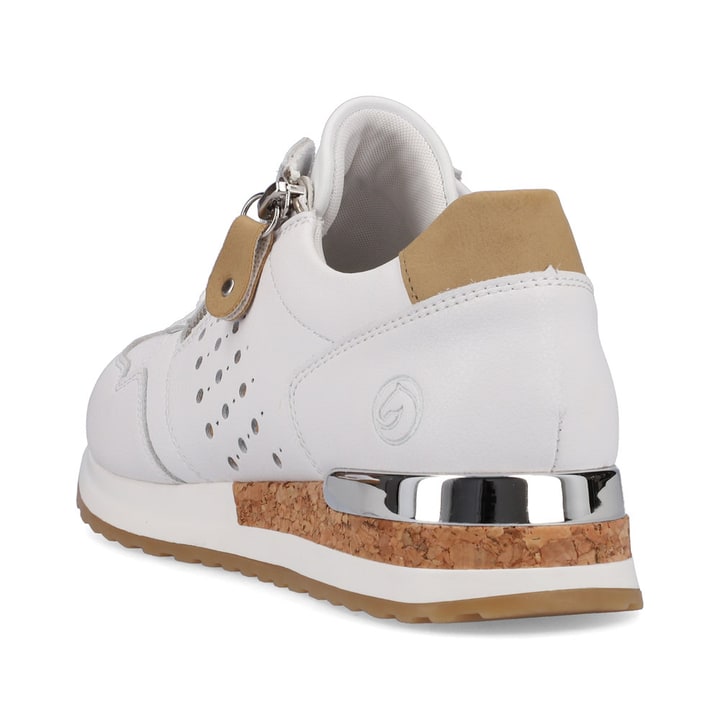 Remonte Artikelnummer R2536-80 Remonte Damen Sneaker Reinweiß-braunbeige