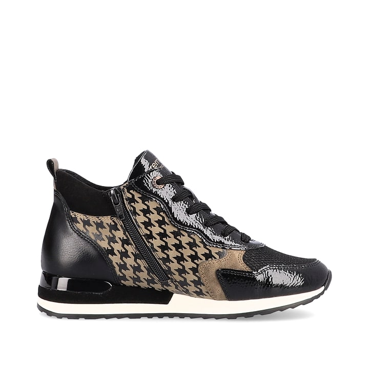 Remonte Artikelnummer R2577-01 Remonte Damen Sneaker Stahlschwarz-braun