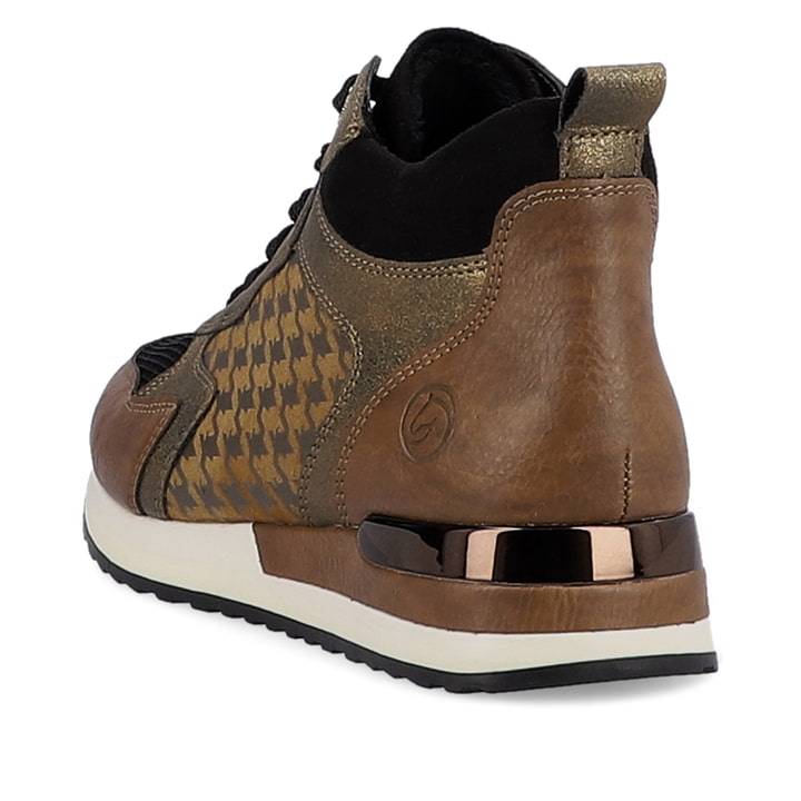 Remonte Artikelnummer R2577-22 Remonte Damen Sneaker Kastanienbraun-schwarz