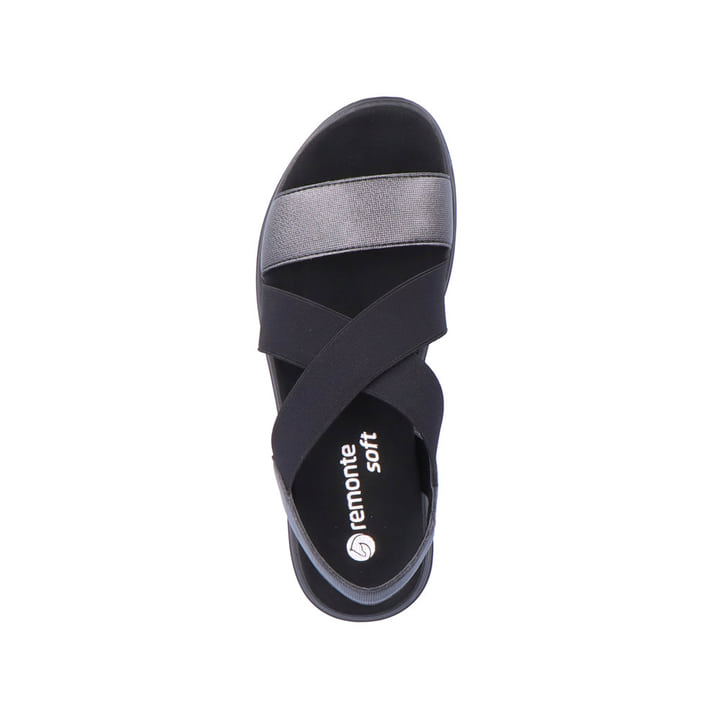 Remonte Artikelnummer R2954-01 Remonte Damen Riemchensandalen Nachtschwarz