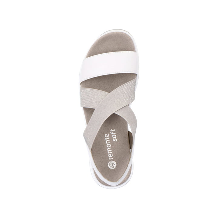 Remonte Artikelnummer R2954-80 Remonte Damen Riemchensandalen Edelweiß-mondgrau