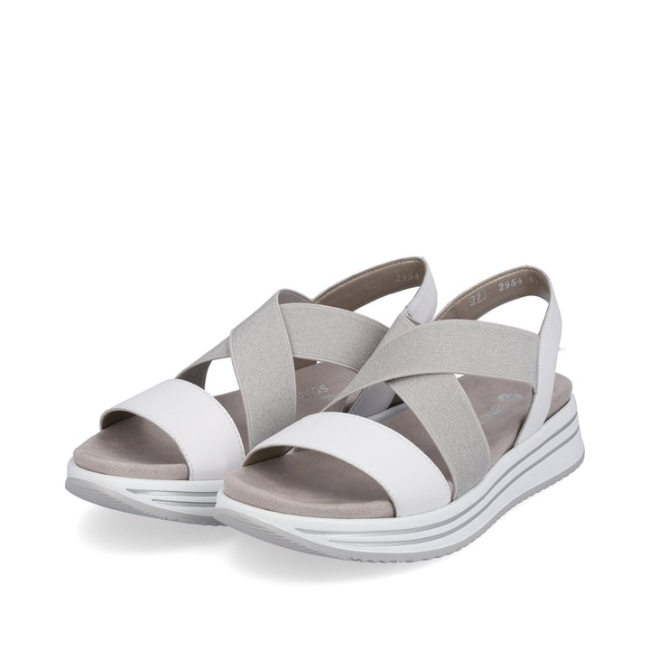 Remonte Artikelnummer R2954-80 Remonte Damen Riemchensandalen Edelweiß-mondgrau
