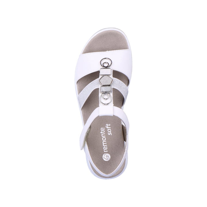 Remonte Artikelnummer R2962-80 Remonte Damen Riemchensandalen Edelweiß-mondgrau