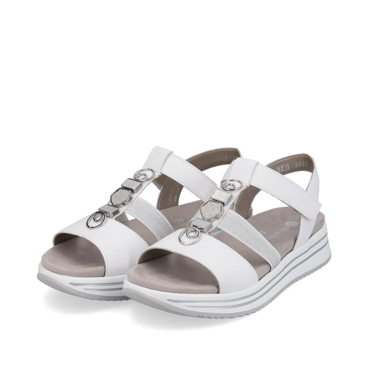 Remonte Artikelnummer R2962-80 remonte Damen Riemchensandalen edelweiß-mondgrau