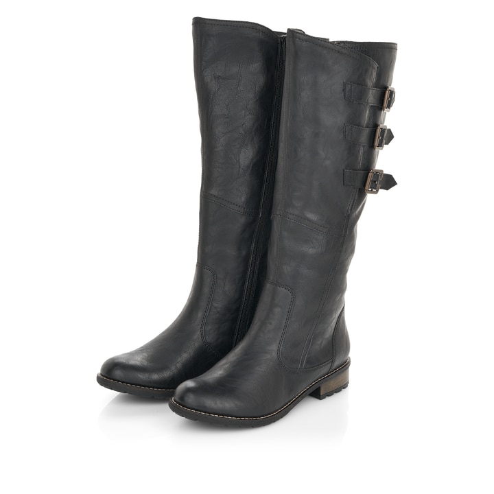 Remonte Artikelnummer R3370-01 remonte Damen Hochschaftstiefel nachtschwarz