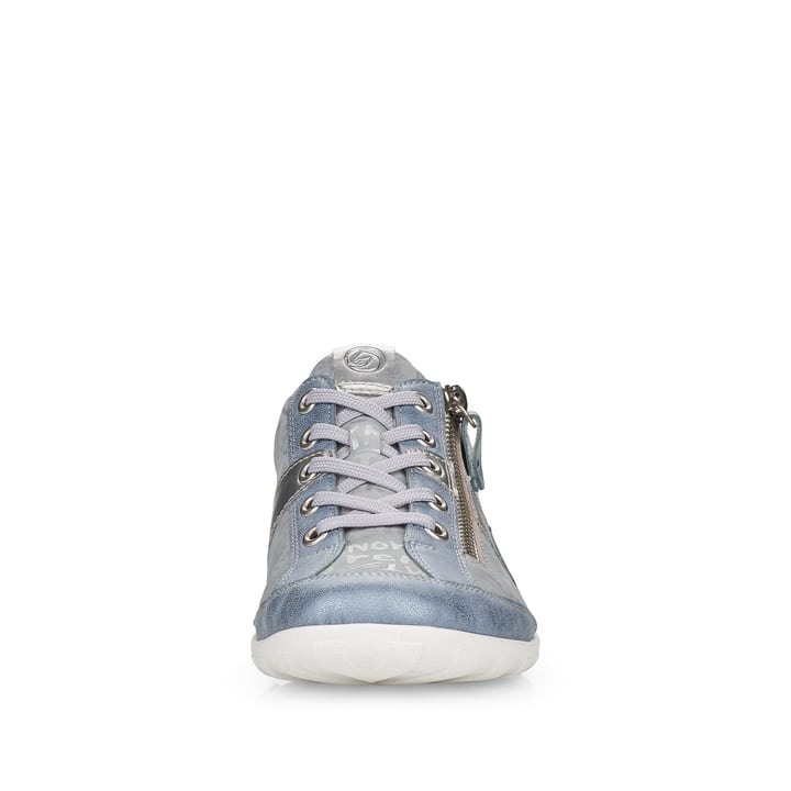 Remonte Artikelnummer R3403-14 Remonte Damen Schnürschuhe Himmelblau-metallic