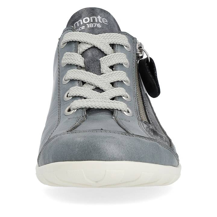 Remonte Artikelnummer R3412-14 Remonte Damen Schnürschuhe Graublau-platin