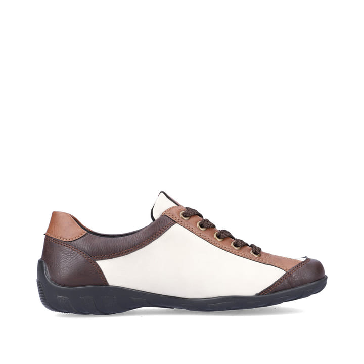 Remonte Artikelnummer R3415-82 Remonte Damen Schnürschuhe Cremeweiß-schwarz
