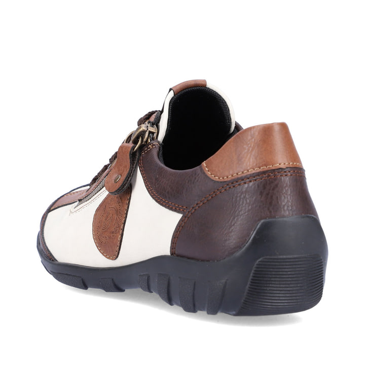 Remonte Artikelnummer R3415-82 Remonte Damen Schnürschuhe Cremeweiß-schwarz