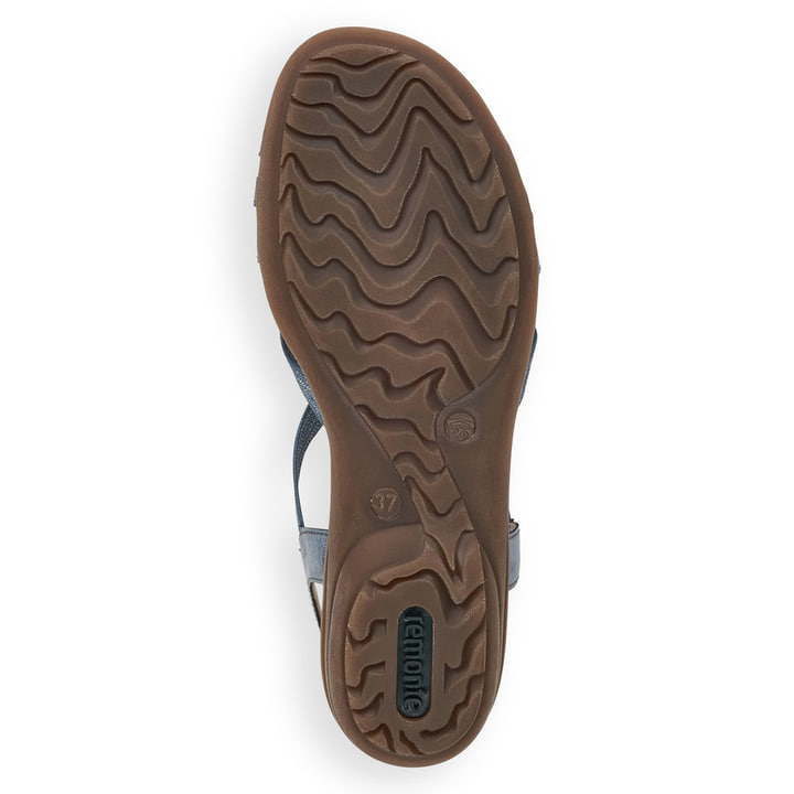 Remonte Artikelnummer R3663-14 Remonte Damen Riemchensandalen Jeansblau