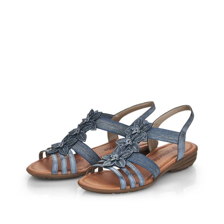 Remonte Artikelnummer R3663-14 remonte Damen Riemchensandalen jeansblau